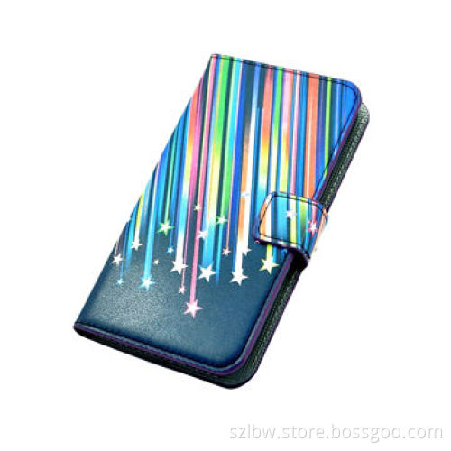 Leather Mobile Phone Case with Colorful Paint, Durable, Lightweight and Beautiful Design